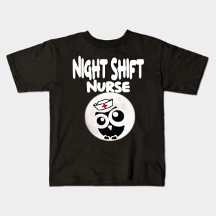 night shift nurse  funny nurse Kids T-Shirt